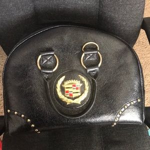 Black and Gold Vintage Cadillac Purse